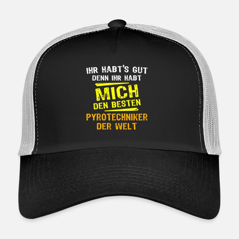 Pyrotechniker Geschenk Trucker Cap