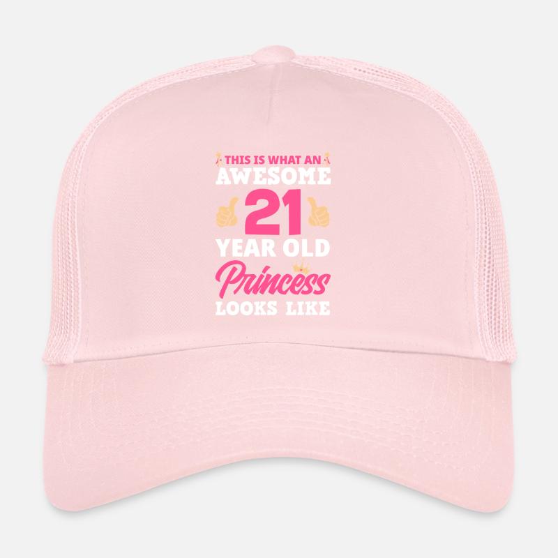 Super 21e anniversaire de princesse Casquette trucker 