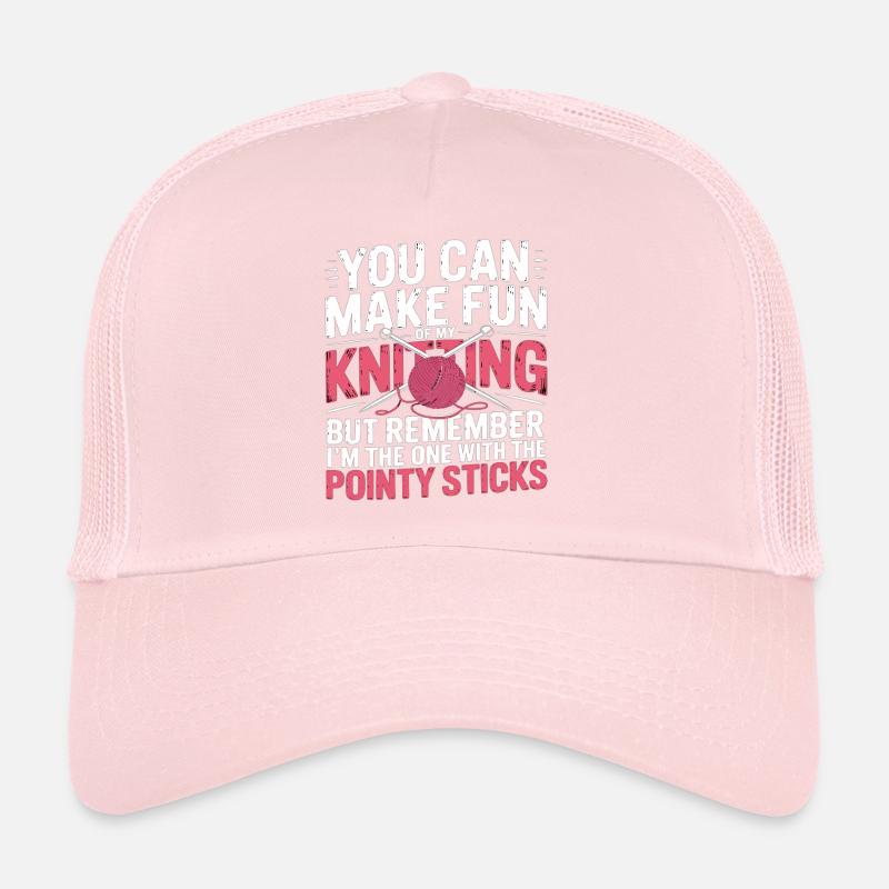 Vous pouvez vous moquer de mon tricot – Humour Casquette trucker 