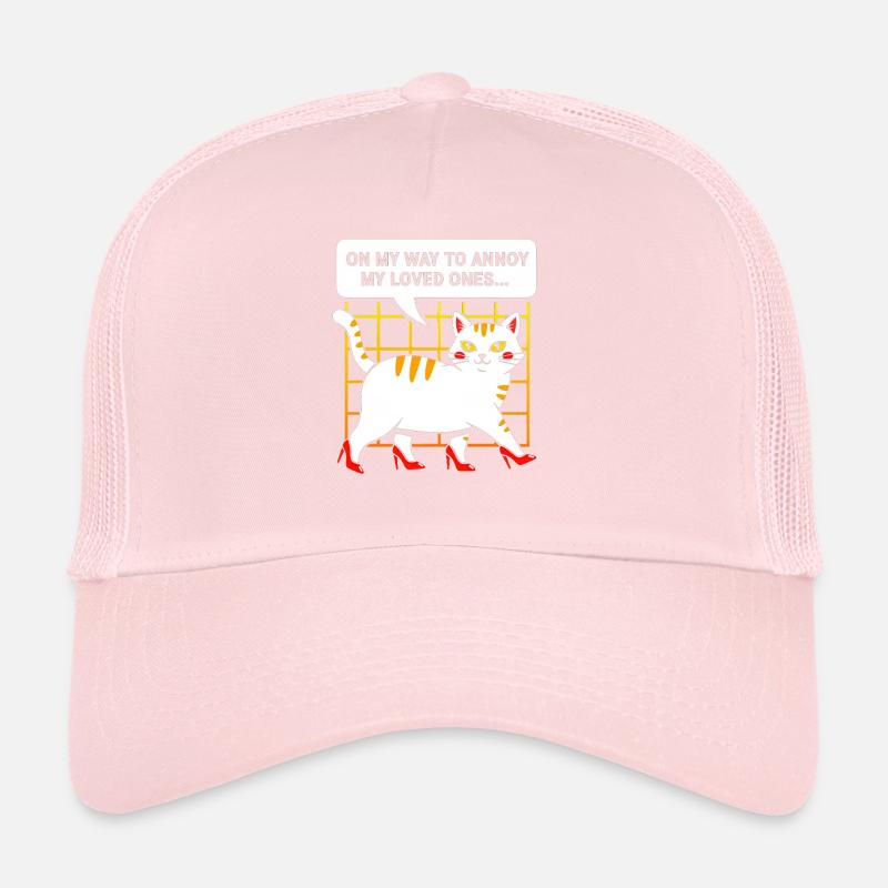 Chat à talons hauts : Espiègle et charmant Casquette trucker 