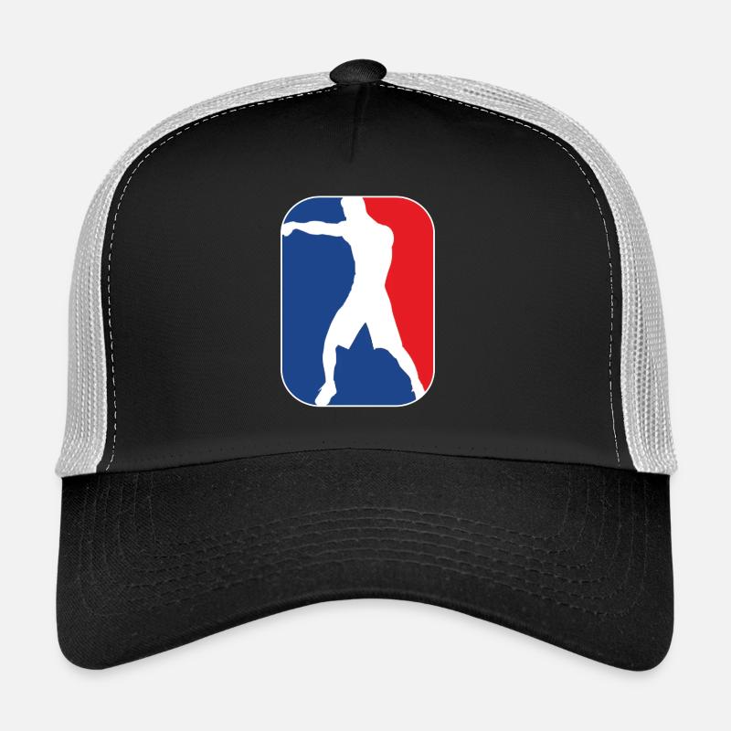 boxing_silhouette mma kampfsport Trucker Cap