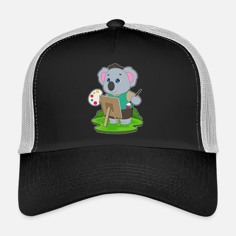 Koala Maler Pinsel Malen Trucker Cap