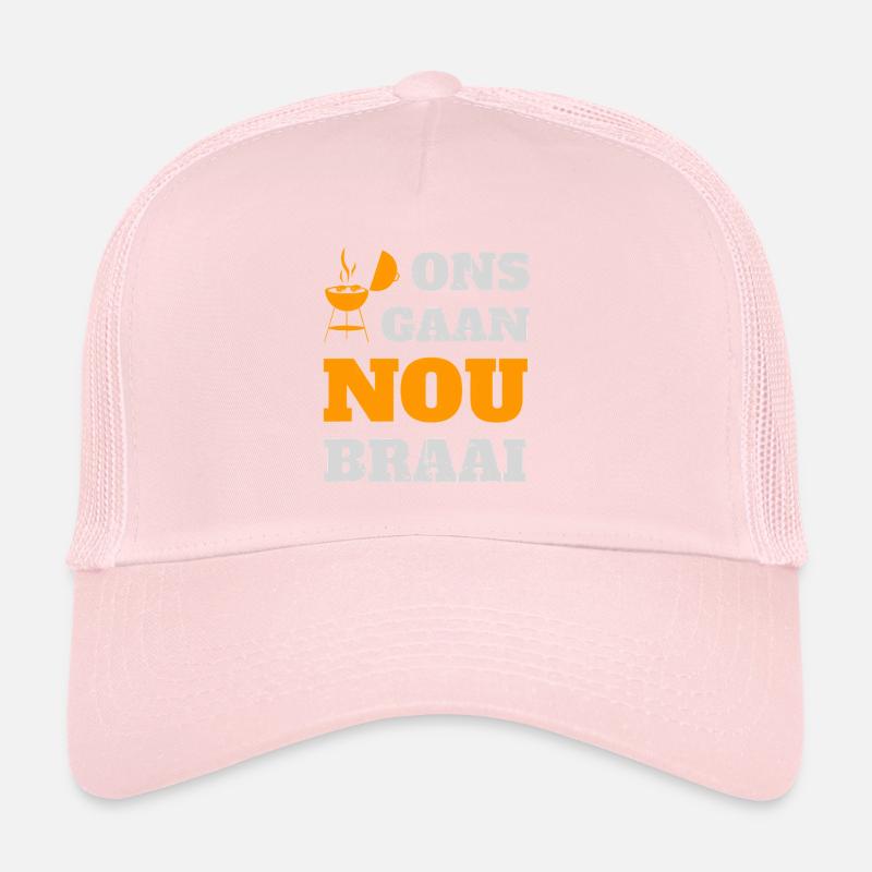 Ons Gaan Nou Braai Grill Tee Trucker Cap