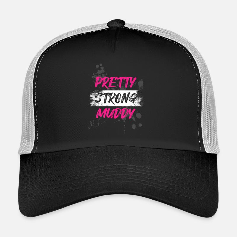 Course boueuse assez solide Schlammlauf boueuse Casquette trucker 