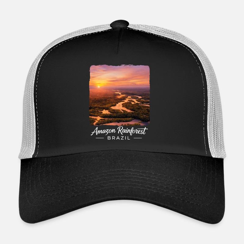 Rainforest Sunset Brazil Trucker Cap