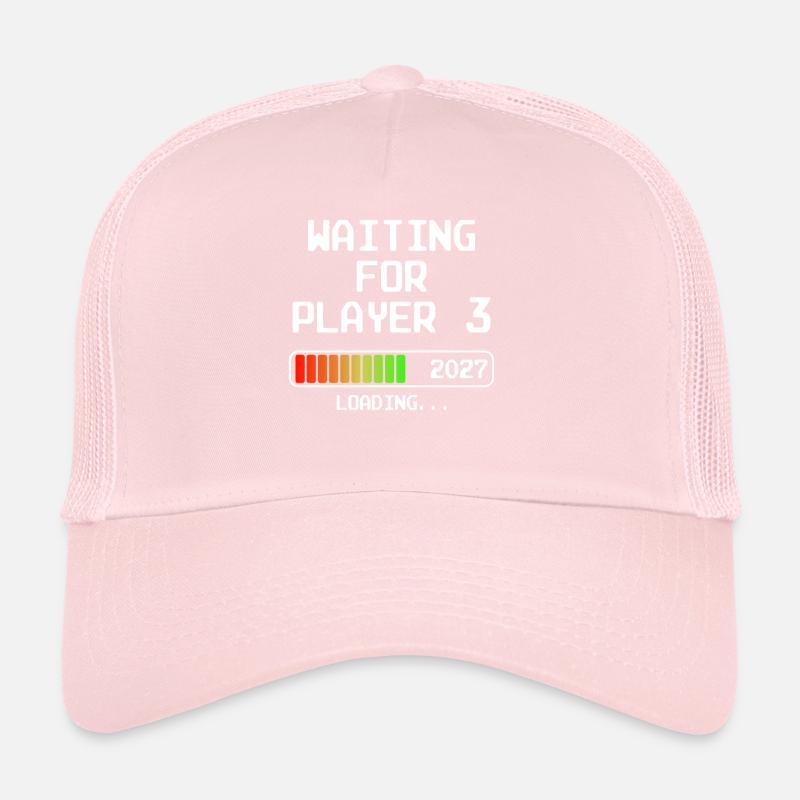 Expectant Dad 2027 Soon Mama Waiting For Player 3 Trucker Cap