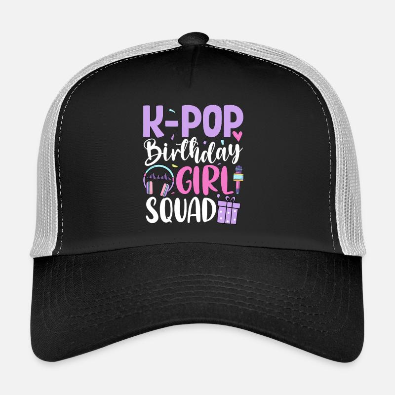 K Pop Birthday Girl Squad Trucker Cap