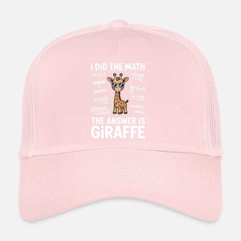 Don drôle de maths Dictons, Girafe Casquette trucker 