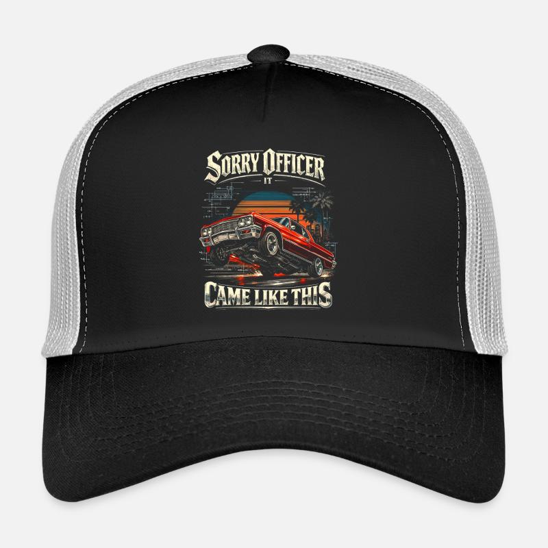 Lowrider Auto, désolé officier, c’est venu comme ça. Casquette trucker 