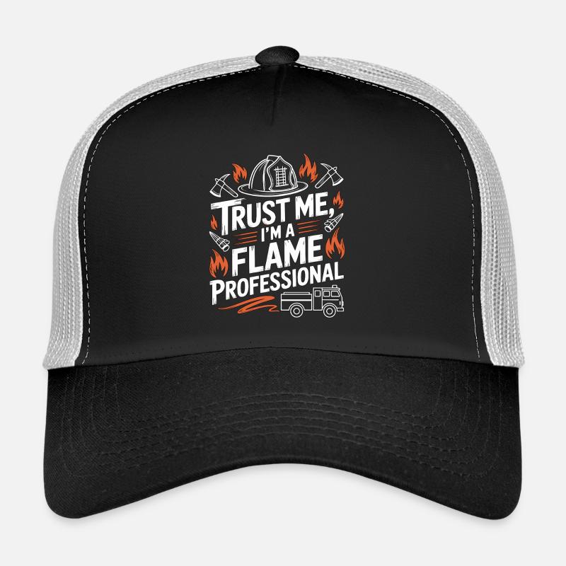 Lieutenant de pompier, fais-moi confiance, je suis une équipe de secours incendie Casquette trucker 