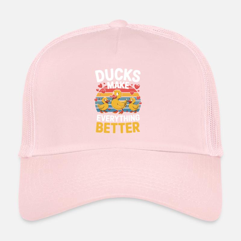  Ducks Make Everything Better Lustige Enten Trucker Cap