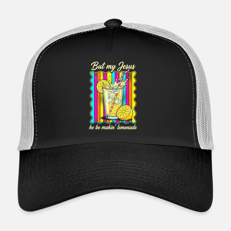 Jesus Makes Lemonade – Imprimé rétro coloré Casquette trucker 