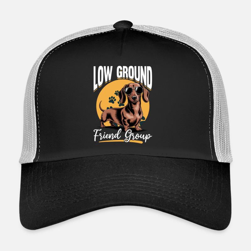 Teckel de race de chien drôle Casquette trucker 