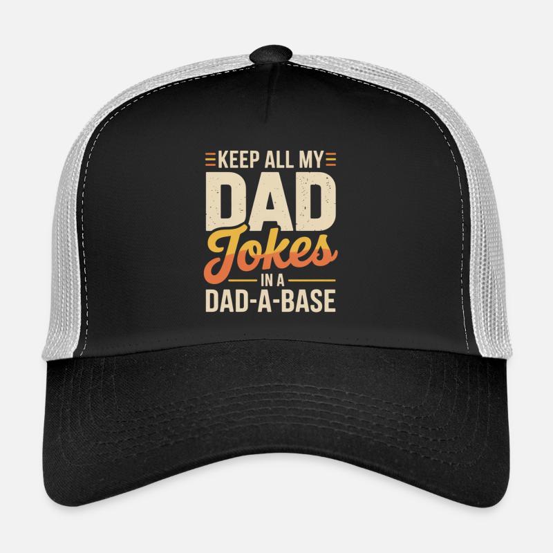 Dad Jokes in der Dad-A-Base Trucker Cap