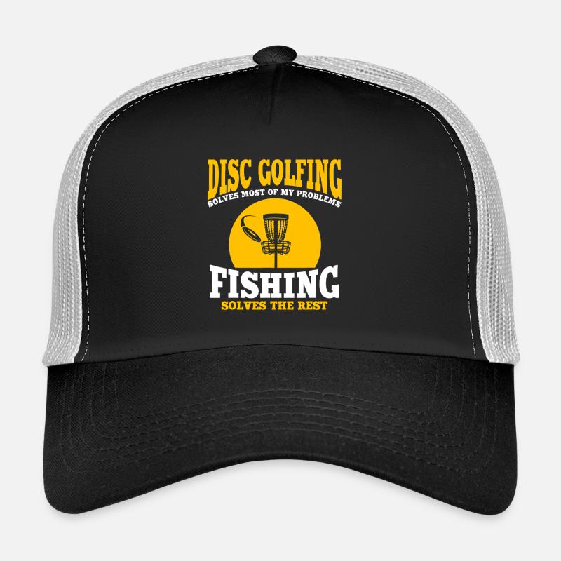 Le disc golf et la pêche résolvent le reste Casquette trucker 