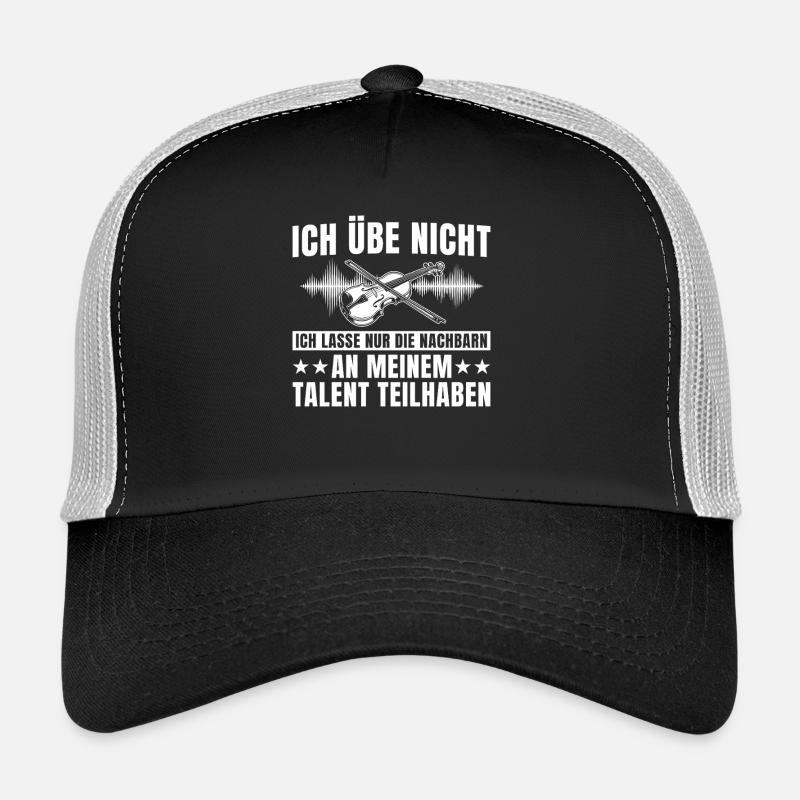 Geige Ich übe nicht - Violinist Geschenkidee Trucker Cap