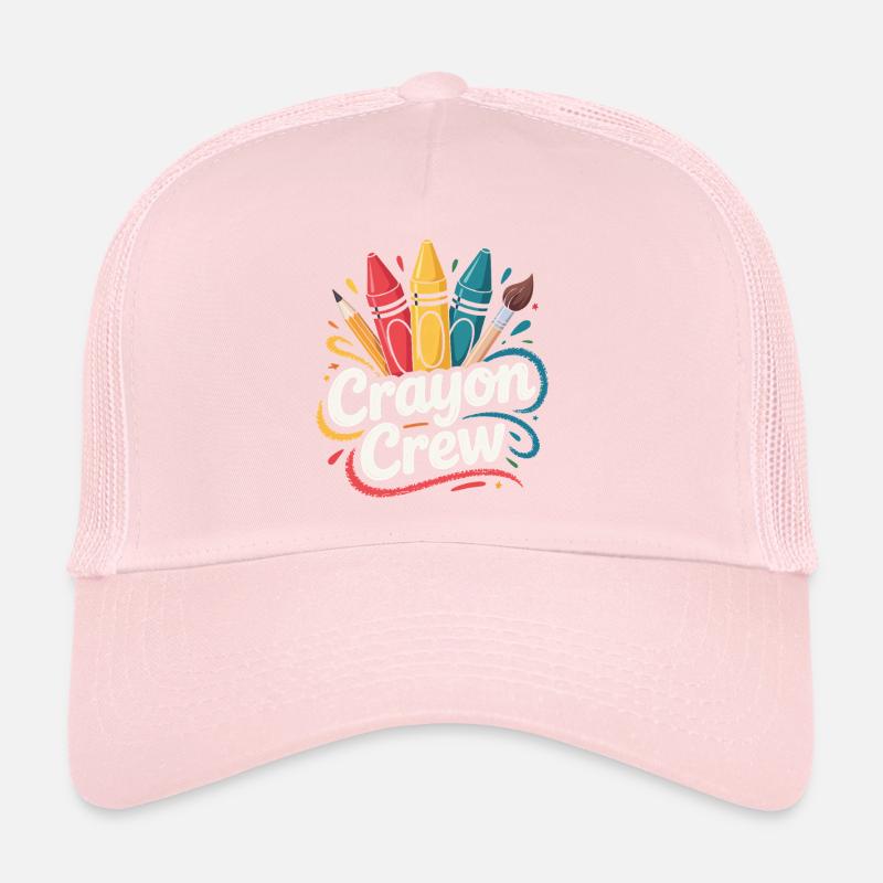 Explosion de couleurs de l’équipe Crayon Casquette trucker 