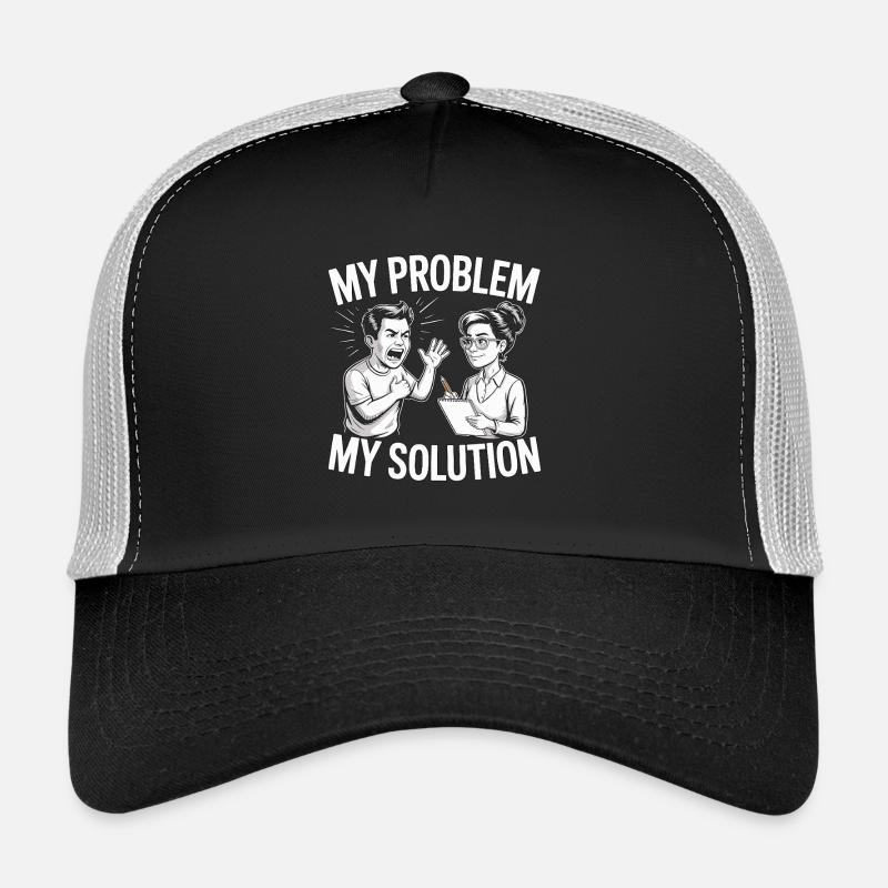 Elementary Teacher My Problem My Pictogram Mom Dad Trucker Cap