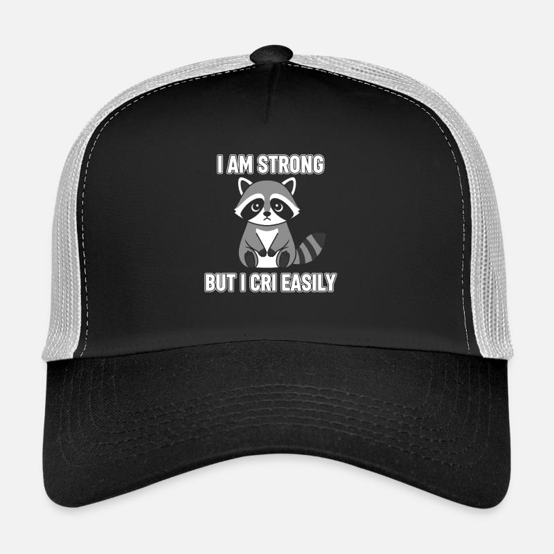 Raton laveur fort : Permettre les sentiments Casquette trucker 