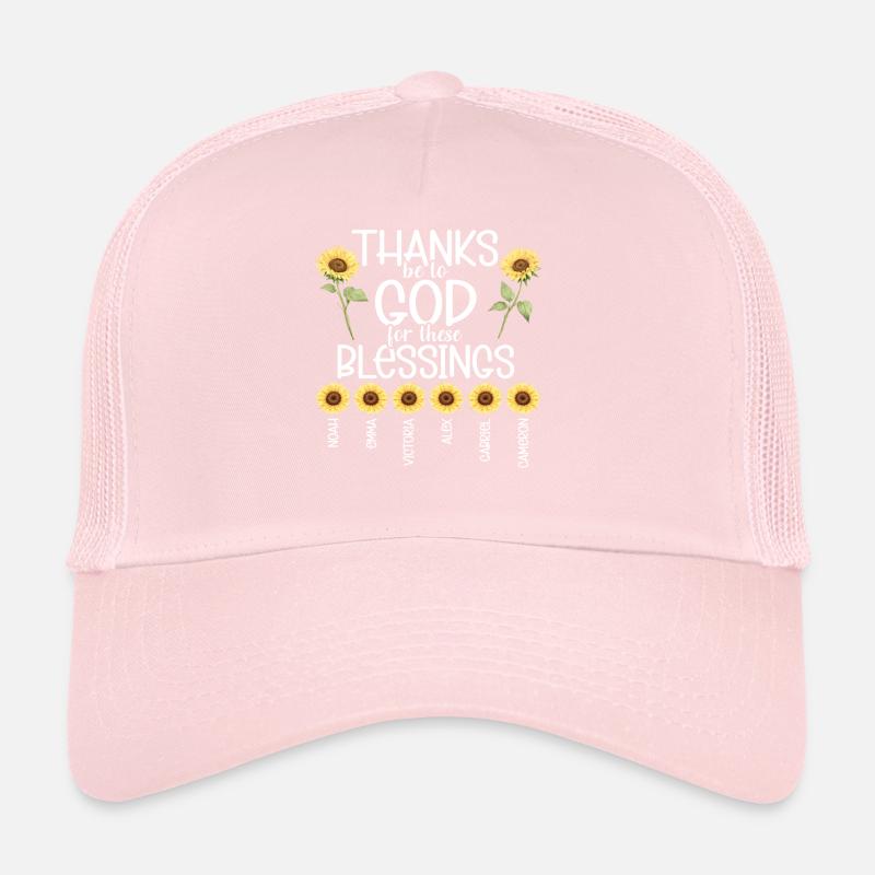 Christlicher Sonnenblumen Glaube Betet Jesus Trucker Cap
