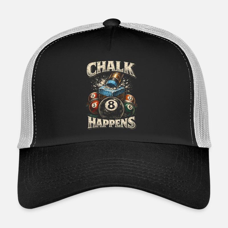 Le billard à 8 billes arrive Casquette trucker 
