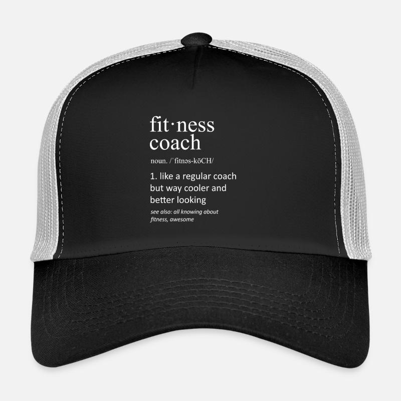 Definition des Fitnesstrainers: Lustiger Personal Trainer Gi Trucker Cap