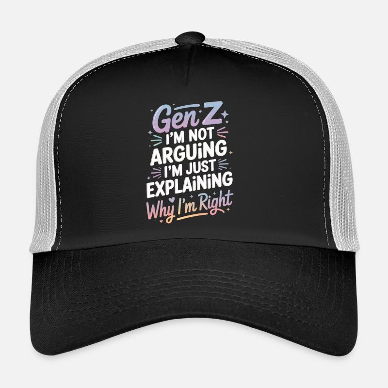 Droit de la génération Z : Expliquer avec humour Casquette trucker 