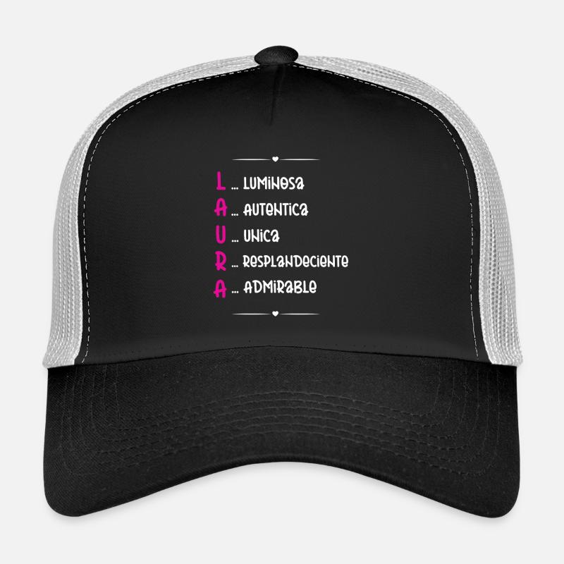 Laura Personalized Name Trucker Cap
