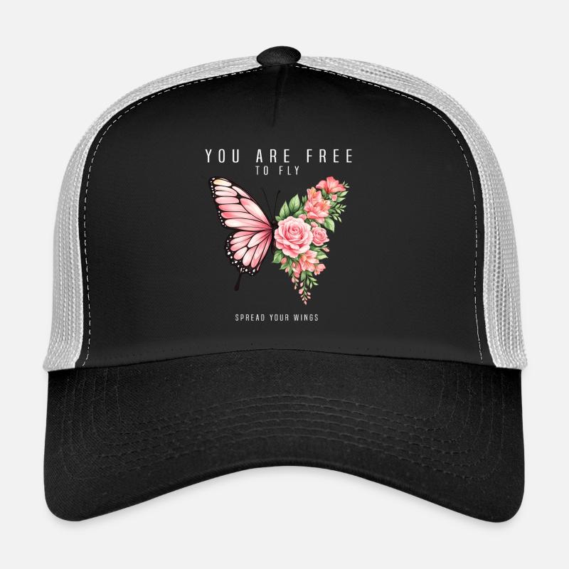 Graphique inspirant de fan papillon Casquette trucker 