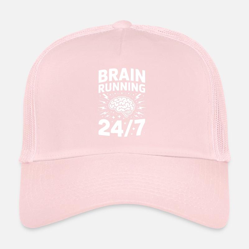 Brain Running ADHD Chaos Trucker Cap