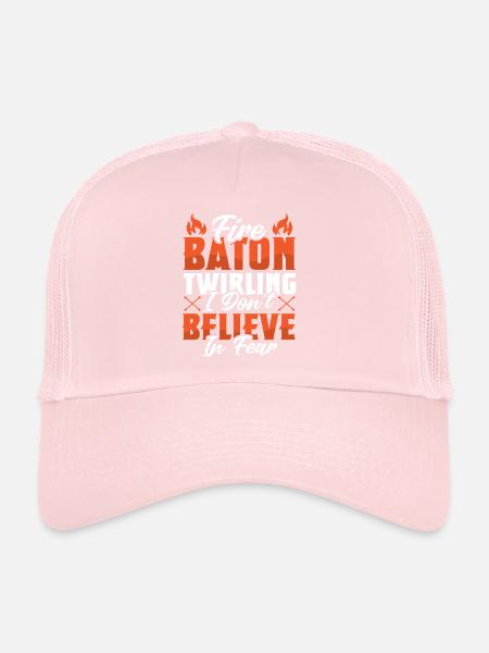 Danseuse de l’école de danse Vortex Dance - Casquette trucker  - rose pâle - Devant