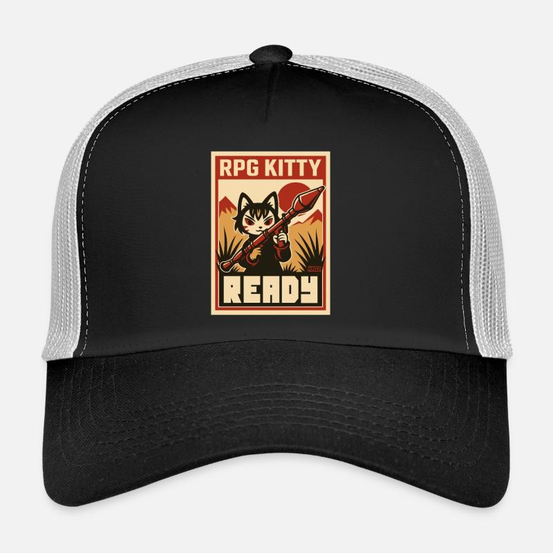 RPG Kitty Ready Poster Trucker Cap