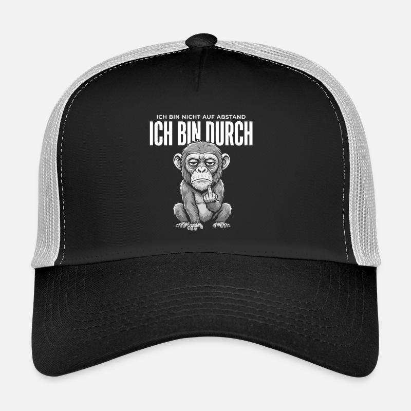 Affe Mittelfinger – Ich bin durch Trucker Cap