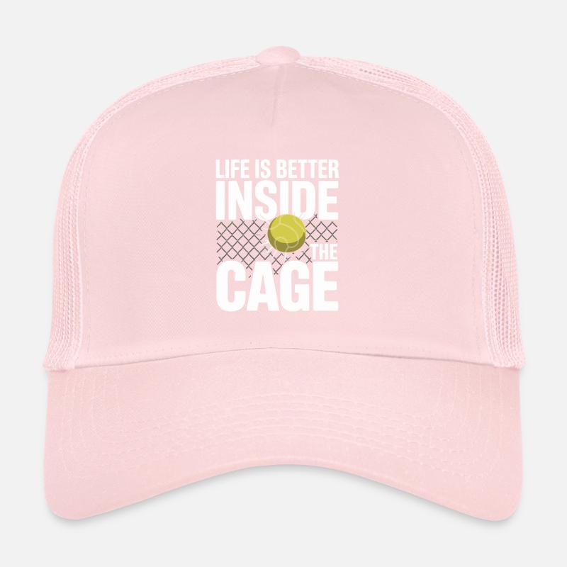 Padel Player Life Is Better Inside The Cage Padel Trucker Cap