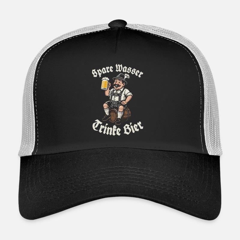 Save Water, Drink Beer - Beer Drinker - Saying Trucker Cap