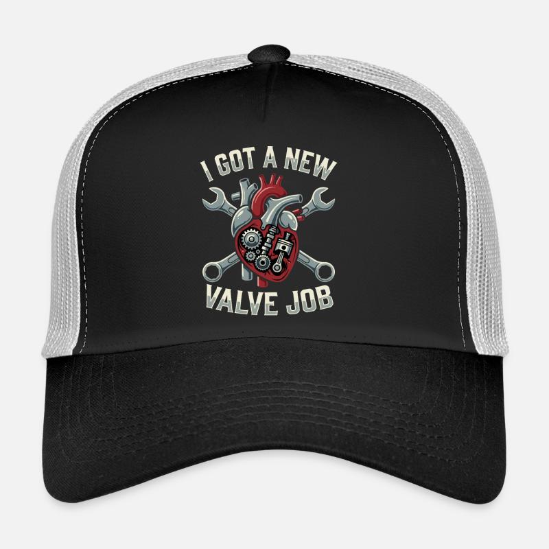 Anatomisches Herz Ventil Humor Motiv Trucker Cap
