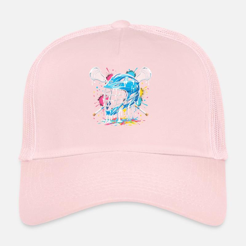 Lacrosse, joueurs de crosse, graphismes de crosse Casquette trucker 