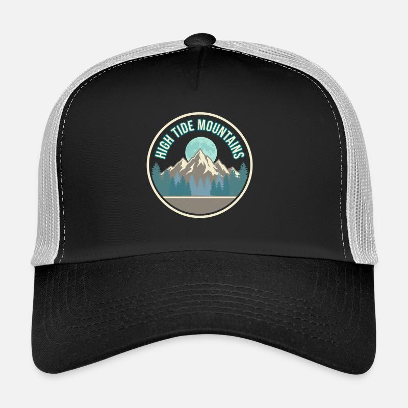 High Tide Mountains Berg Wald Motiv Trucker Cap