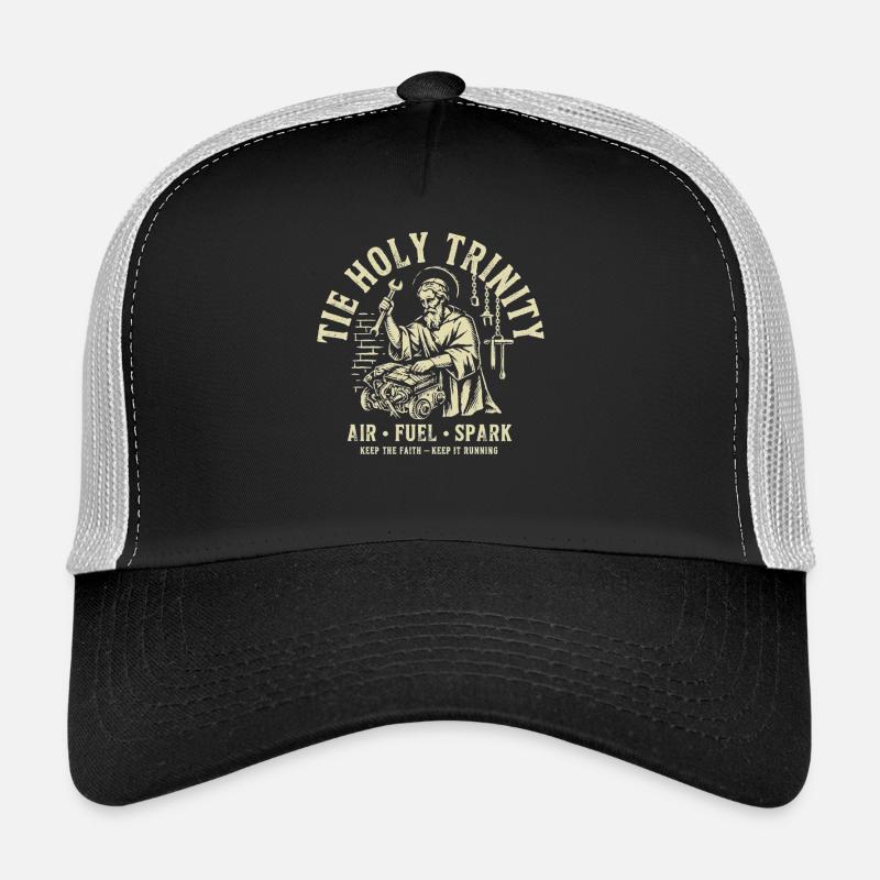 Impression du Mécanicien de la Sainte Trinité Casquette trucker 