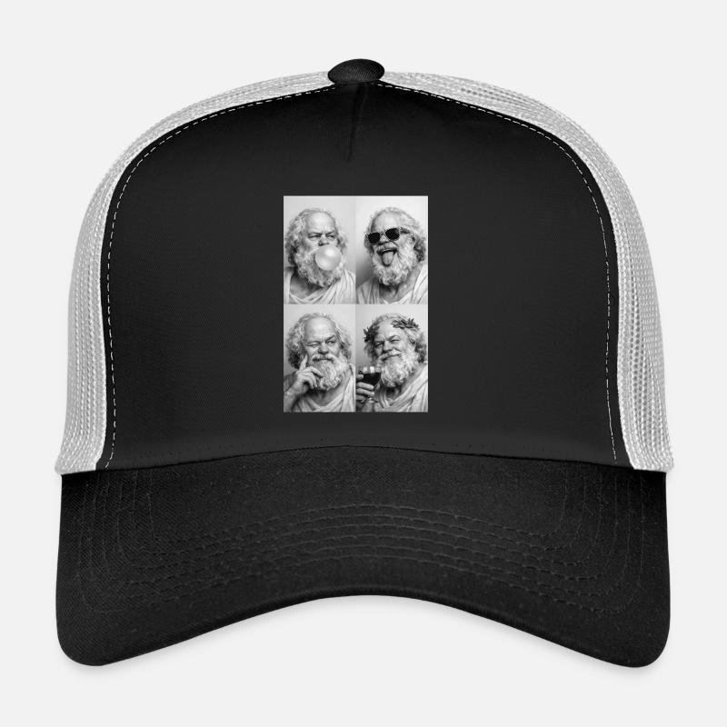 Socrates Collage Trucker Cap