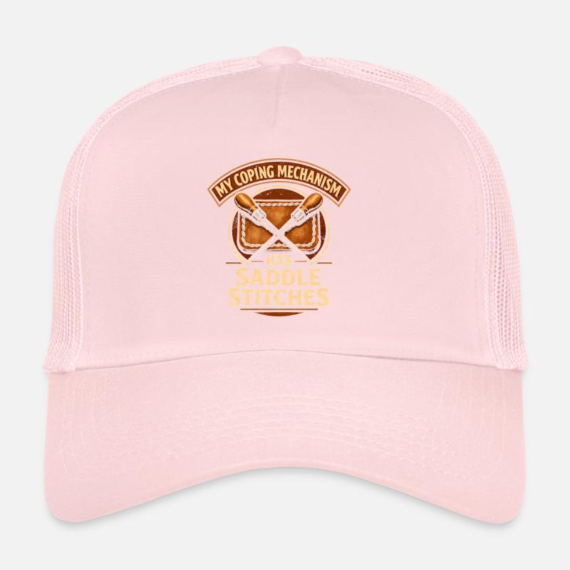 Ma valve : point de selle | Couture du cuir Casquette trucker 