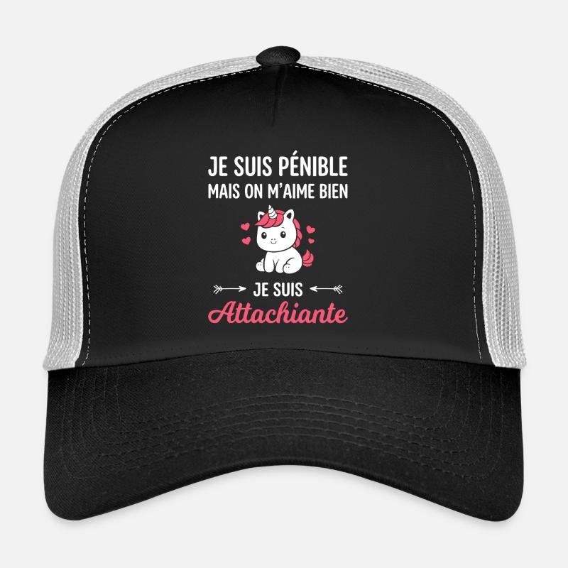 Pénible mais attachiante Licorne Casquette trucker 