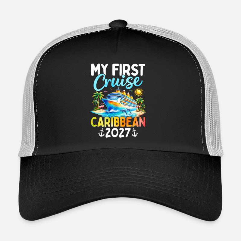 Ma première croisière dans les Caraïbes 2027 Casquette trucker 