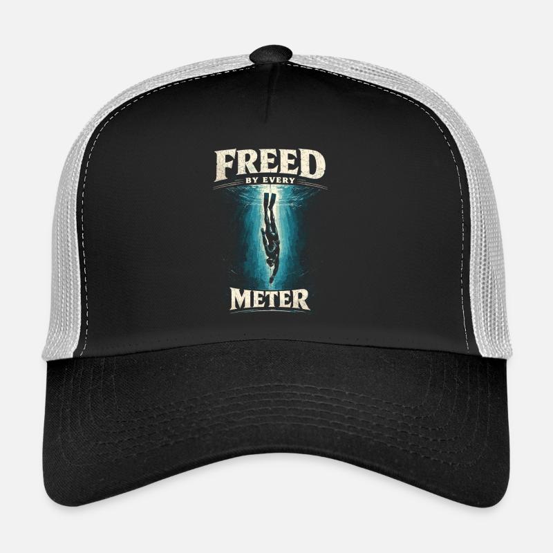 Apnée libérée par chaque mètre Casquette trucker 