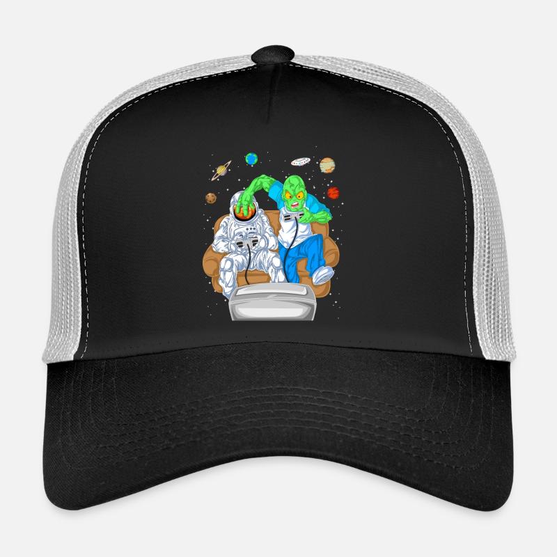 Alien Astronaut Gaming Shirt Trucker Cap