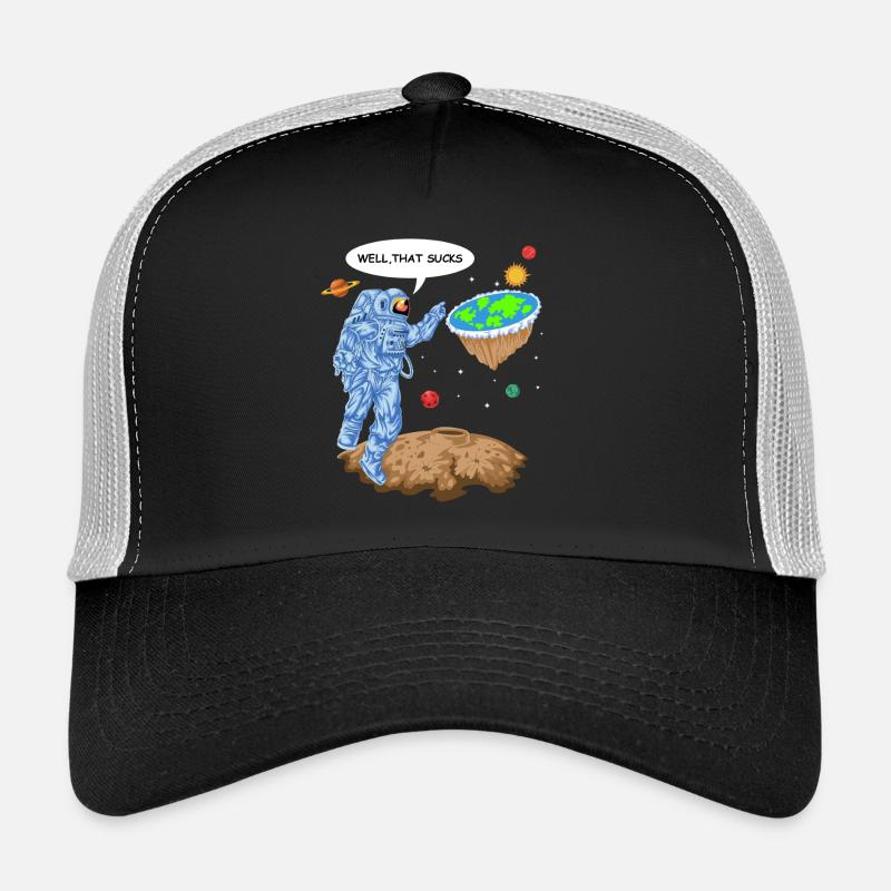 Chemise d’astronaute de la Terre plate Casquette trucker 