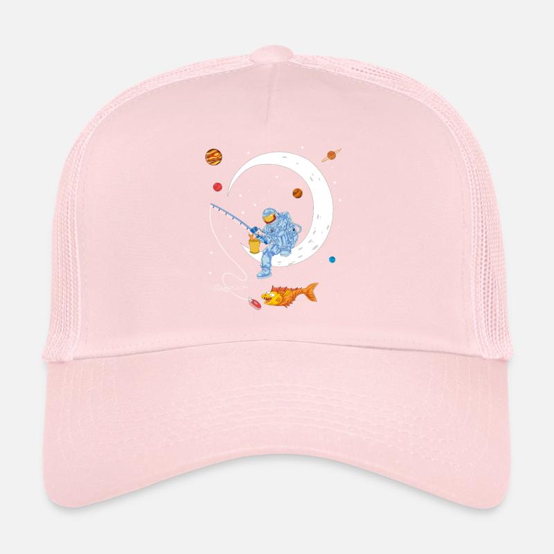 Chemise spatiale de pêche d’astronaute Casquette trucker 