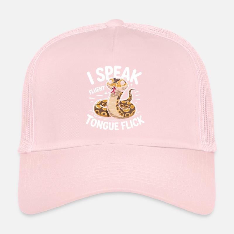 Langue Fluide | Humour du Python Roi Casquette trucker 