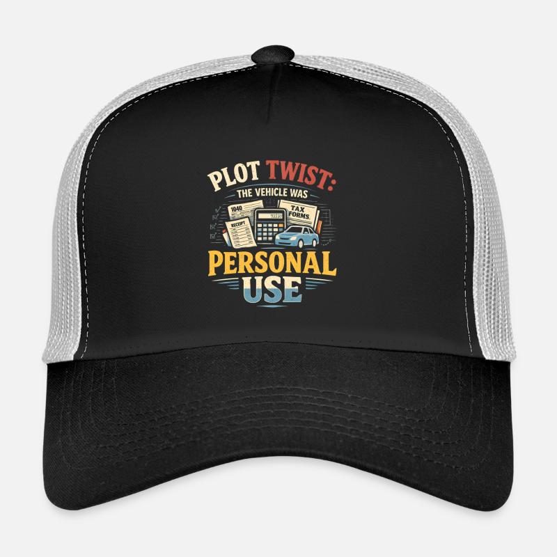 Usage privé | Taxe sur les voitures de société Casquette trucker 