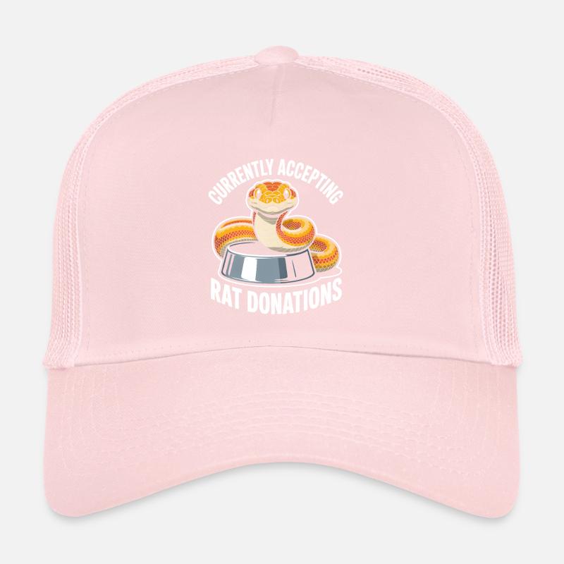 Rat donations wanted | King Python Humor Trucker Cap